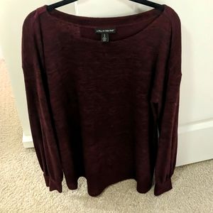 Maroon Maternity Sweater